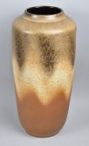 A Tall Brown Glazed German Vase, 44cm High