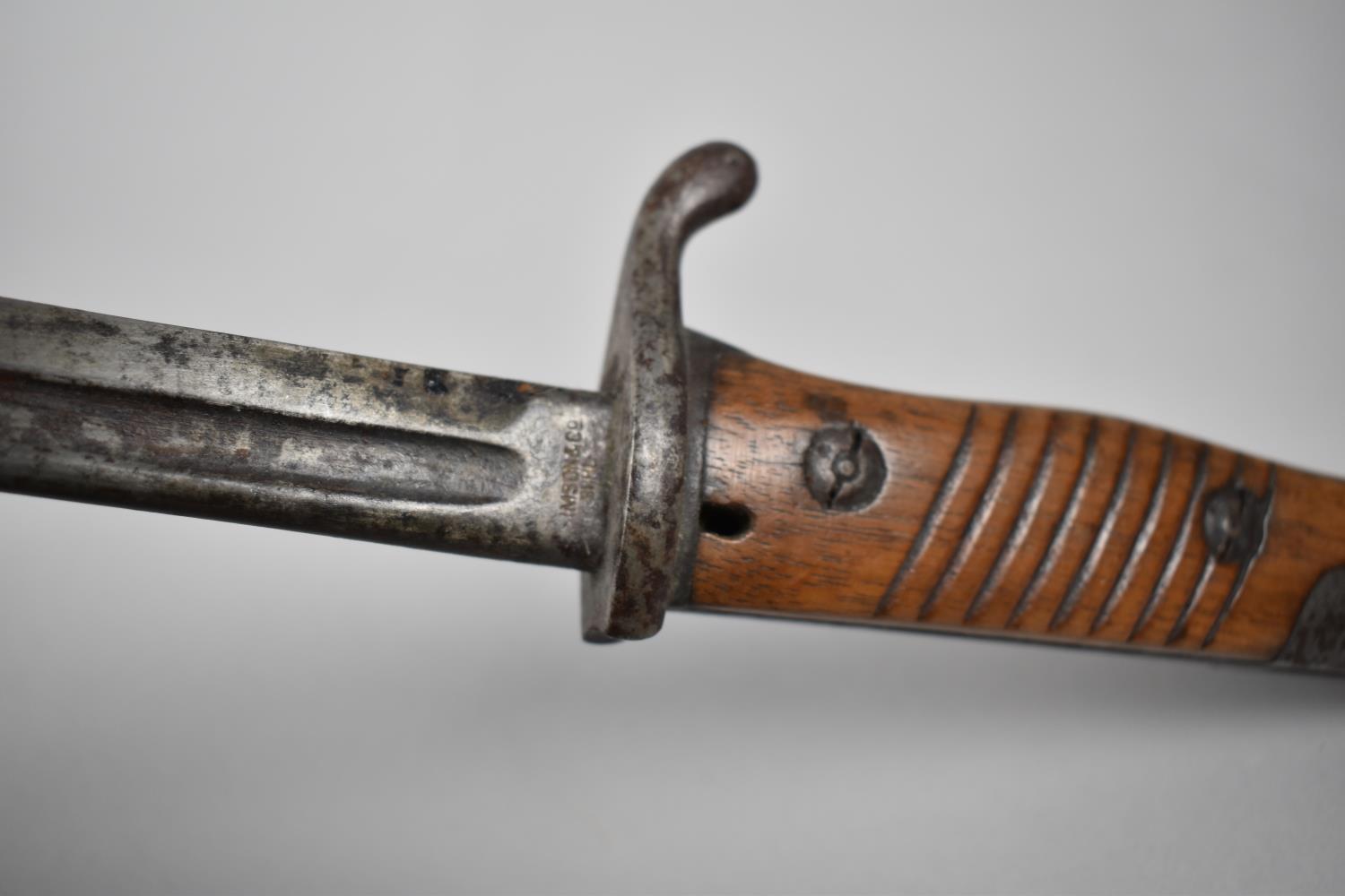 A German Imperial M1898 Quill Point Bayonet Stamped M06 by Simson and Co, Suhl - Image 3 of 3