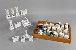 A Collection of Various Miniatures to comprise Coalport Tankards, Hammersley, Royal Worcester etc