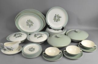 A Part Wedgwood Woodbury Dinner Service Together with Poole Examples