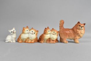 A Collection of Beswick Cats