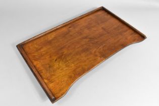 An Edwardian Folding Bed Tray with Galleried Top, 59cms Wide