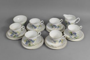 A Royal Stuart Floral Pattern Tea Set