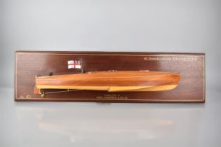 A Good Quality Half Block Model of 40' Torpedo Carrying Hydroplane (CMB) as built by John