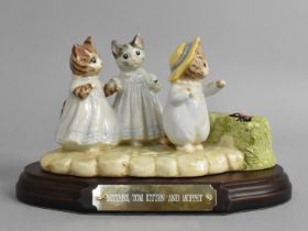 A Beswick Figure Group, Mittens, Tom Kitten and Moppet