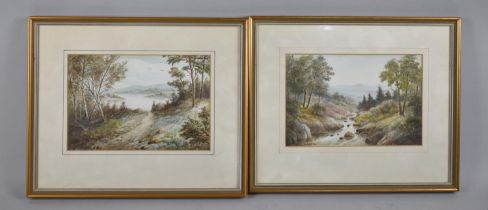 Two Framed Water Colours, River Valley Scenes, Both Signed H L Chatterley, the One Dated '26 and the