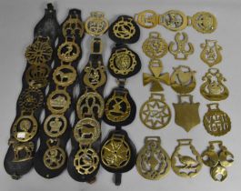 A Collection of Various Horse Brasses etc