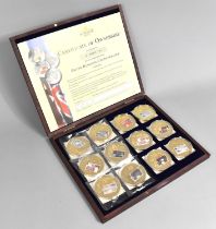 A Wooden Cased Windsor Mint British Banknote Commemorative Collection with Certificate of Ownership