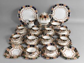 A St Michael China 'Heirloom' Type Pattern Tea Set to Comprise Cups, Cake Plates, Teapot, Saucers,