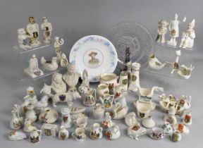 A Collection of Various Crested ware to Include Examples by Goss Together with a Royal Worcester