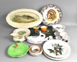 A Collection of Various Ceramics to Comprise Royal Worcester Ramekins, Dishes, Woods Ivory Ware Part