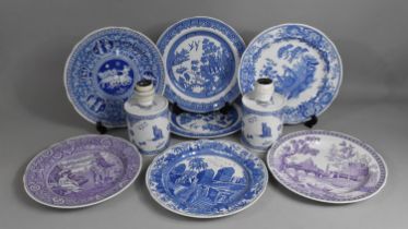 A Collection of The Spode Blue Room Collection and Archive Collection Plates to Comprise "