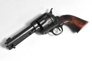 A Vintage BKA 98 Colt Replica, Metal with Wooden Handle, Hammer and Trigger Function