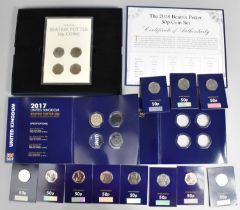 A Westminster Boxed 2018 Beatrix Potter 50p Coin Set with Certificate of Authenticity Together