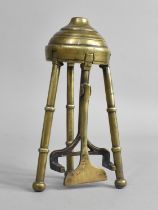 An Unusual George III Griffith Patent Toast Stand or Trivet, Designed to Mount on Range or Fire,