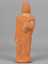 A Tang Type Terracotta Figure, 20cm high