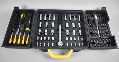 A Modern Cased Toolkit containing Sockets and Screwdrivers with Interchangeable Heads