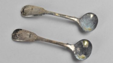 A Pair of Two Georgian Condiment Spoons