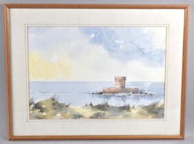 A Framed Watercolour Signed J Wells, 47x33cms