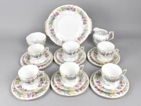 A Coalport Maytime Tea Set to Comprise Six Cups, Six Saucers, Six Side Plates, Milk Jug, Sugar