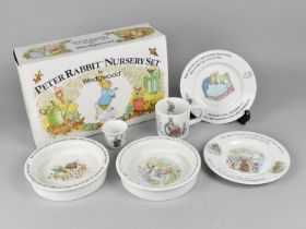 A Collection of Wedgwood Peter Rabbit Children's China to Include Nursery Set