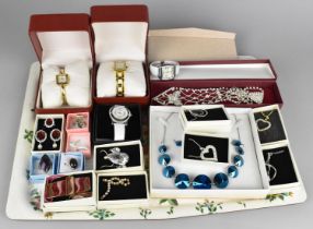 A Collection of Costume Jewellery to Comprise Watches, Rings, Necklaces etc