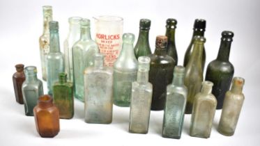 A Collection of Various Late 19th /Early 20th Century Chemist's Bottles Etc