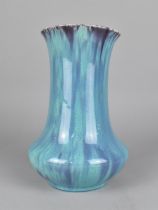 A Ceramic Transitional Glazed Vase in the Chinese Jun Glaze Style, No 70 to base, 23cm high