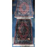 Two Similar Patterned Rugs, 149x92cms and 180x122cms