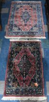 Two Similar Patterned Rugs, 149x92cms and 180x122cms