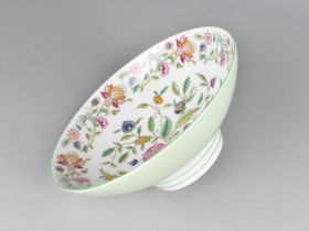 A Minton Haddon Hall Footed Dish, 22cm diameter