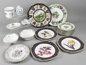 A Collection of Various Spode China to Comprise Six Pieces of Trapnell, Three The Cabinet Collection