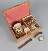 A Collection of Various Jewellery items to Comprise Packard De Luxe 17 Jewels Wrist Watch, Studs,