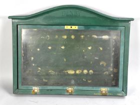 A Modern Arched Top Glazed Display, 99cms Wide