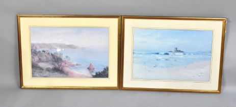 A Pair of Framed Seascape Prints