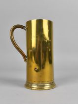 A Trench Art Shell Base Converted to a Tankard, 14.5cms High