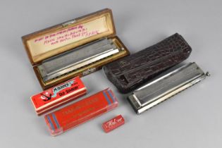 A Collection of Various Vintage Mouth Organs and Chromonicas by Hohner Etc