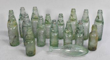 A Collection of Various Vintage Marble Stop Bottles