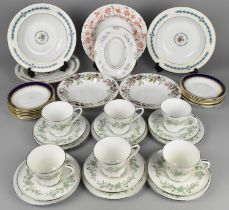 A Royal Albert Emerald Isle Tea Set to Comprise Six Cups, Six Saucers and Six Side Plates Together