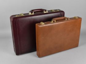 Two Leather Briefcases