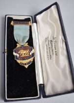 An Enamelled Steward's Jewel for the Royal Masonic Institution for Boys Dated 1954