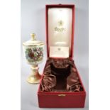 A Boxed Limited Edition Spode Chalice and Cover Made to Commemorate the Royal Wedding 1981, No 337/