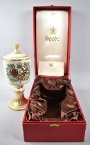 A Boxed Limited Edition Spode Chalice and Cover Made to Commemorate the Royal Wedding 1981, No 337/