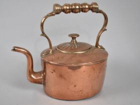 A 19th Century Small Copper Kettle, 20cms High