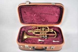 A Brass Trumpet, The Lafleur, Imported by Boosey & Hawkes, Condition Issues, Fitted Carrying Case
