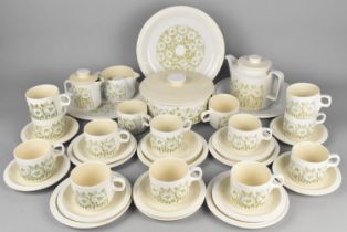 A Hornsea Fleur Tea Set to Comprise Mugs, Saucers, Tureen, Plates, Teapot, Jug etc