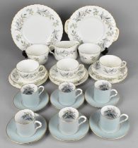 A Royal Worcester Woodland Coffee Set together with Minton Seaforth Teawares