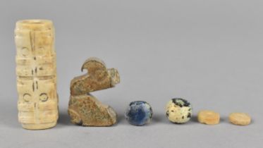 A Collection of Early Chinese Items to Comprise Archaic Type Bead etc