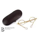 Pair of 14/15ct Gold Spectacles