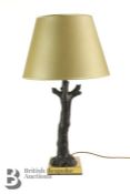 Italian Bronze Lamp Base
